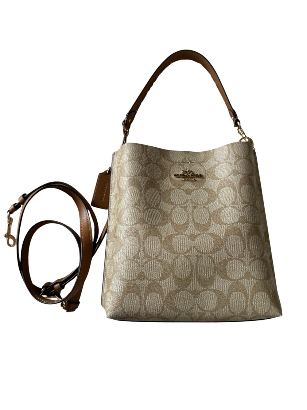 Coach Mollie Bucket Bag 22 In Signature Canvas CA582